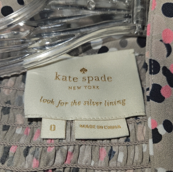 Kate Spade Soiree Polka Dot Shirt Dress  - Size 0 - Picture 8 of 8
